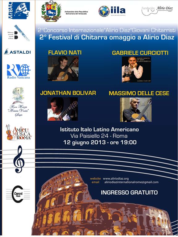 concerto 12 giugno festival di chitarra omaggio ad alirio diaz 576x768