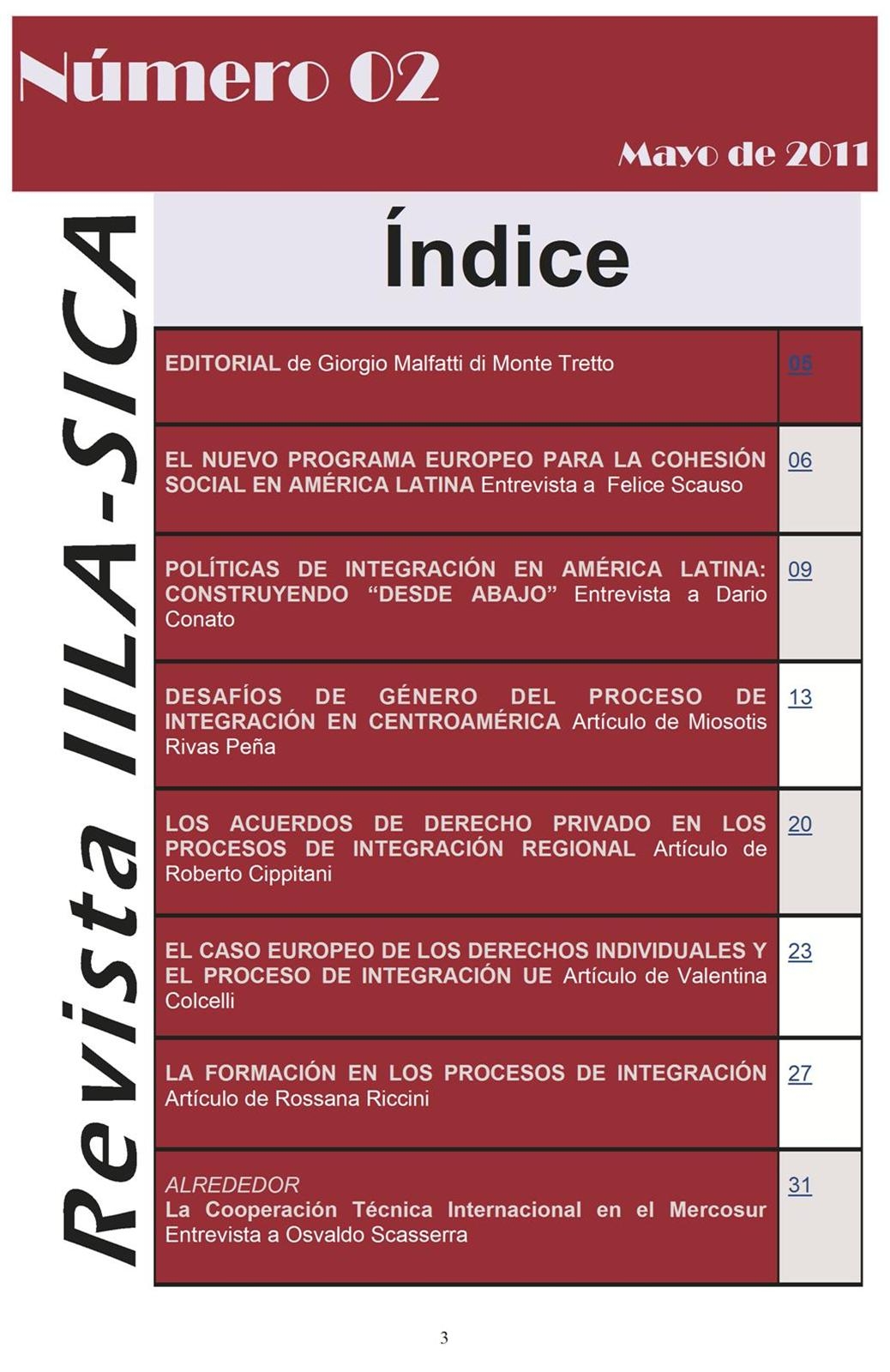 rivista iila-sica n2 indice